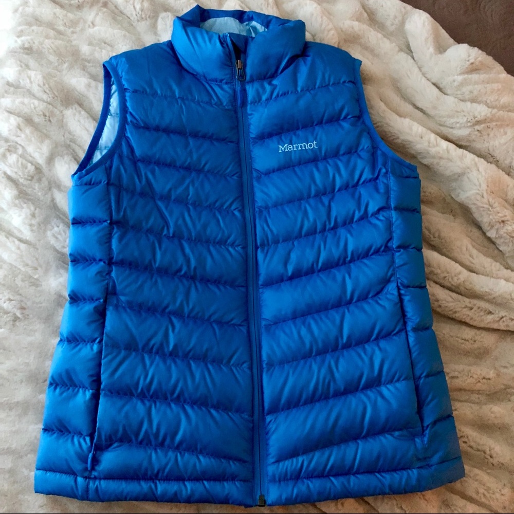 Marmot Jena Quilted 700 Down Vest Size Small